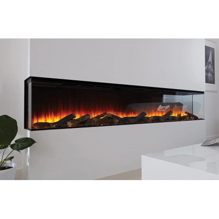 Электрокамин BRITISH FIRES New Forest 2400 with Signature logs - 2400 мм