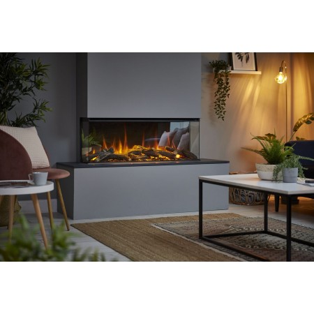 Электрокамин BRITISH FIRES New Forest 1200 with Signature logs - 1200 мм