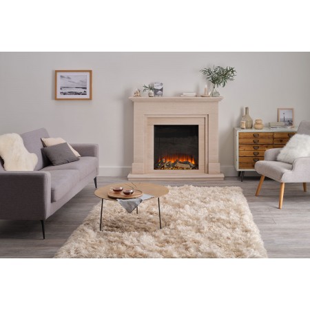 Электрокамин BRITISH FIRES New Forest 650SQ with Signature logs - 650 мм