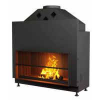 ОТКРЫТАЯ КАМИННАЯ ТОПКА С СЕТКОЙ АСТОВ О1С 120\57