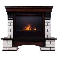 Country Rock 26 AO с очагом 3D Cassette 630 Black Panel