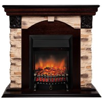 Dublin Corner Rock AO с очагом Fobos Lux Black RC