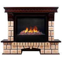 Stone Brick 26 AO с очагом 3D Cassette 630