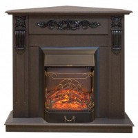 Dominica Corner DN с очагом Majestic Lux BL S