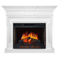 Каминокомплект Torino - Белый с очагом Vision 30 EF LED FX