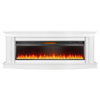 Каминокомплект Rome 60 - Белый с очагом Vision 60 LED