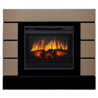Каминокомплект Lindos - Beige Grey с очагом Vision 23 EF LED 3D FX