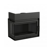 Топка ECT Font/800/L 18 кВт, угловое стекло слева Топка ECT Font/800/L 18 кВт, угловое стекло слева