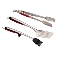 НАБОР ИНСТРУМЕНТОВ CHAR-BROIL 3 ШТ (ЛОПАТКА+ЩИПЦЫ+КИСТЬ)!