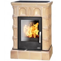 Керамическая печь BRITANIA KI, с кафельным цоколем, с допуском воздуха, табак Керамическая печь BRITANIA KI, с кафельным цоколем, с допуском воздуха, табак