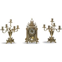 Часы с подсвечниками 1383AB