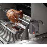 Вертел с 2-мя зажимами и электромотором для грилей Rogue (365/425/525/625)!